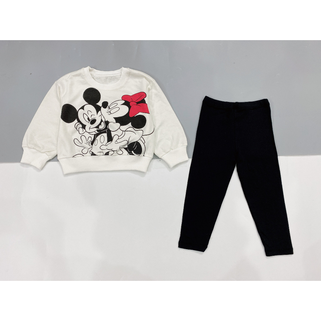 B596 - BỘ NỈ 2 MICKY CHO BÉ