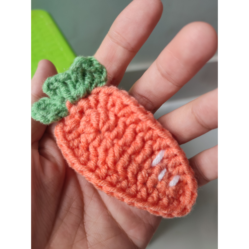 Kẹp tóc handmade len