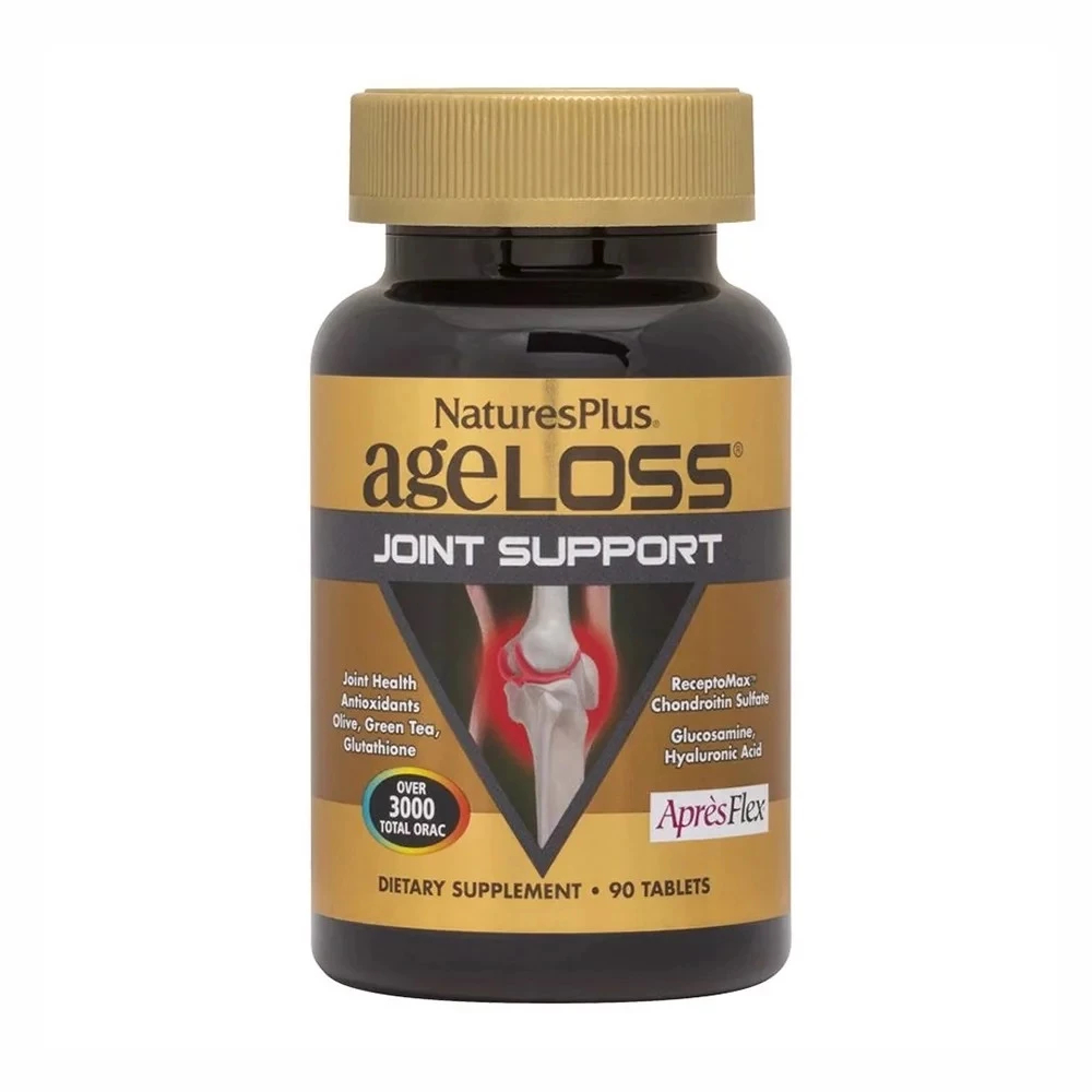 Viên Uống Bổ Khớp Nature's Plus Ageloss Joint Support Giúp Giảm Nguy Cơ Thoái Hoá Khớp (Hộp 90 Viên)