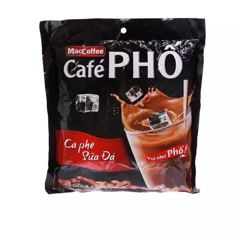 Cà phê Phố sữa đá bịch 30 gói