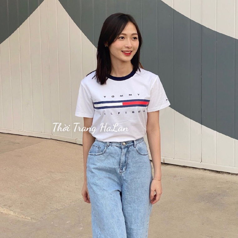 Áo TOMMY thun xuất phông cotton sang xịn mịn cao cấp