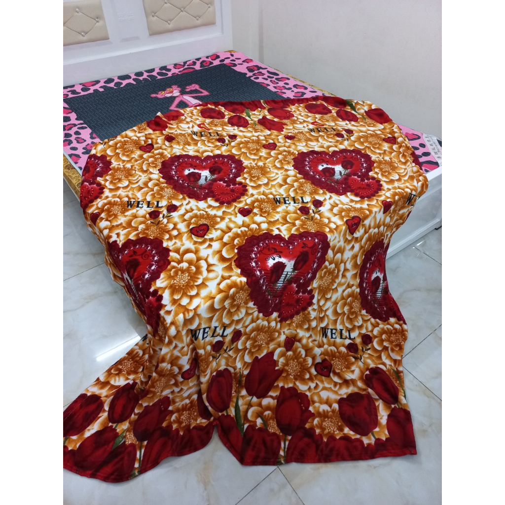 Chăn lông tuyết 1m6*2m loại vừa 1 lớp