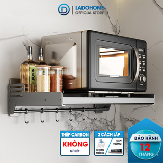  Kệ để lò vi sóng LADOHOME để nồi cơm để gia vị nhà bếp thép carbon không rỉ SQ-6188 