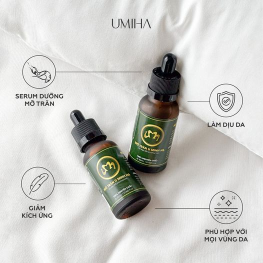 Mỡ trăn triệt lông UMIHA (30ml) - Triệt lông với mỡ trăn giúp ức chế mọc lông sau khi dùng Kem tẩy lông và Sáp wax lông