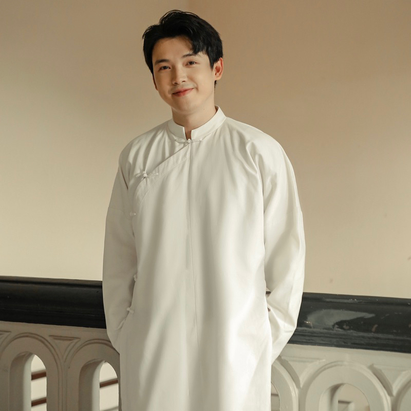 Áo dài ngũ thân cúc xoắn có BIGSIZE 120kg