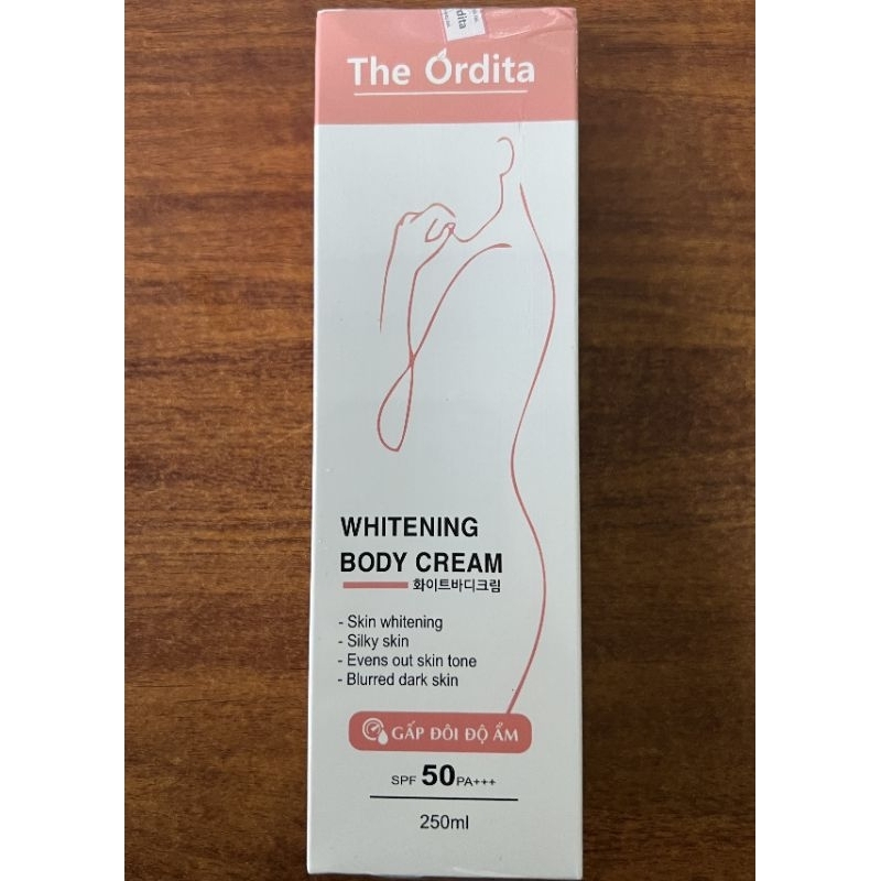 Kem body dưỡng trắng The Ordita
