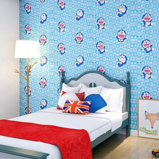 decal dán doremon  xanh có keo sẵn