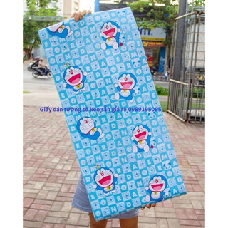 decal dán doremon  xanh có keo sẵn