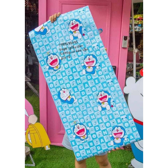 decal dán DORAEMON xanh