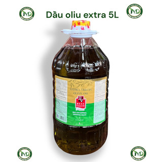 Dầu Oliu Extra virgin 5 Lit - dầu trộn salad, ủ, dưỡng...date mới - Nhập khẩu Tây Ban Nha