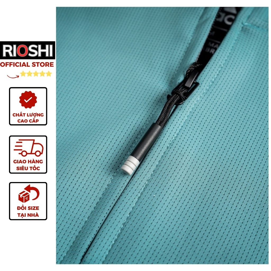 Bộ nỉ thể thao nam kéo khoá cao cấp dày dặn hàng hiệu Rioshi RD3080 - Set bộ thu đông nam dài tay 2023 Hàng Xuất Dư