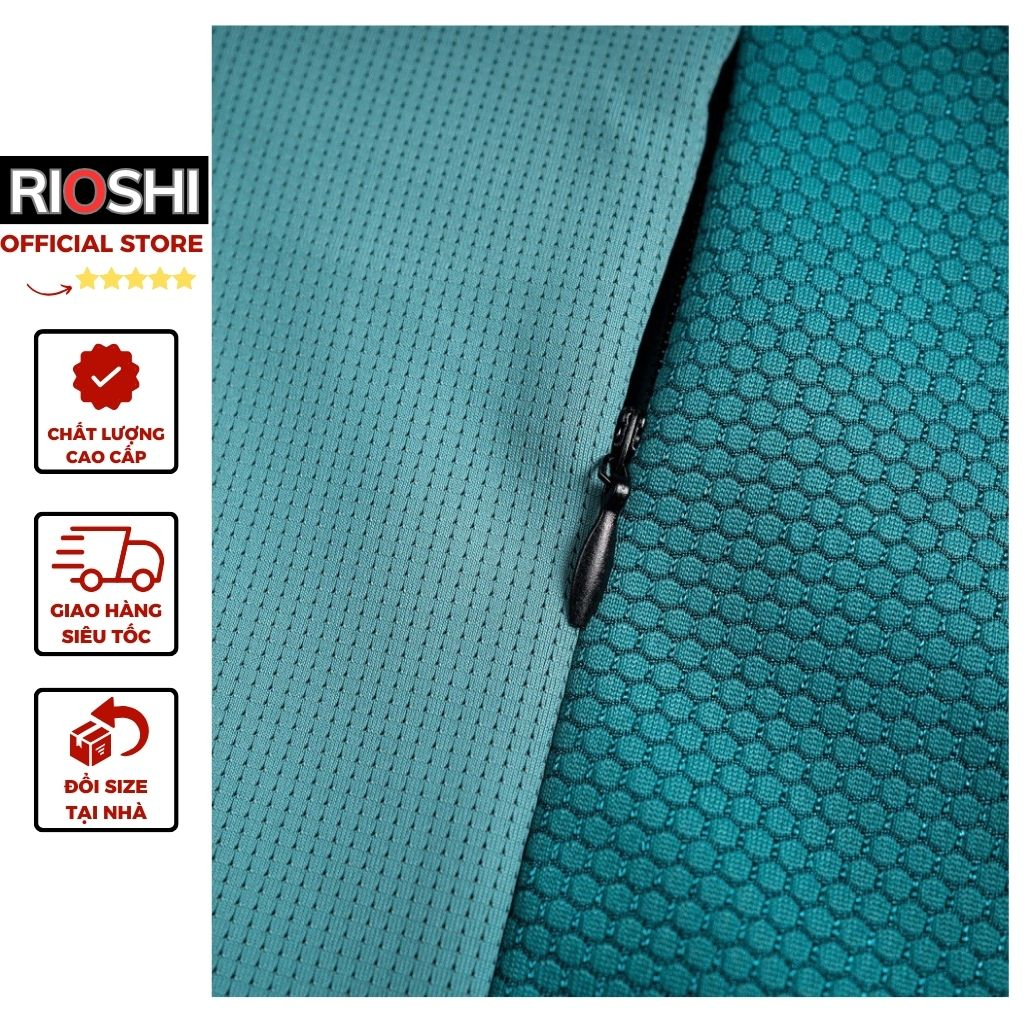 Bộ nỉ thể thao nam kéo khoá cao cấp dày dặn hàng hiệu Rioshi RD3080 - Set bộ thu đông nam dài tay 2023 Hàng Xuất Dư