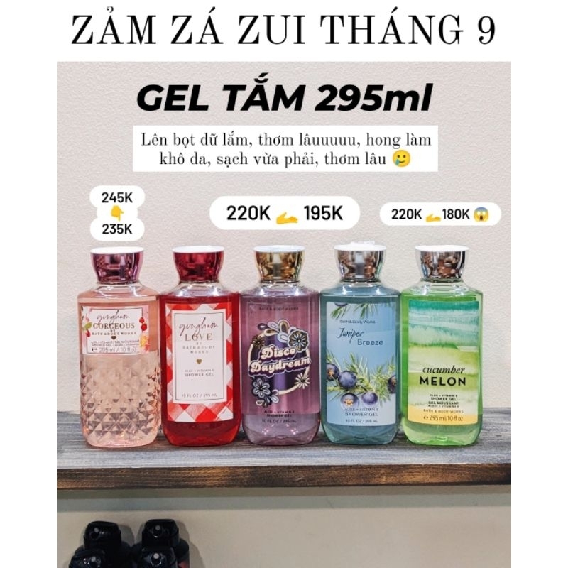 LINK 2: 38 mùi Gel tắm 295ml Bath & Body Works by Kath