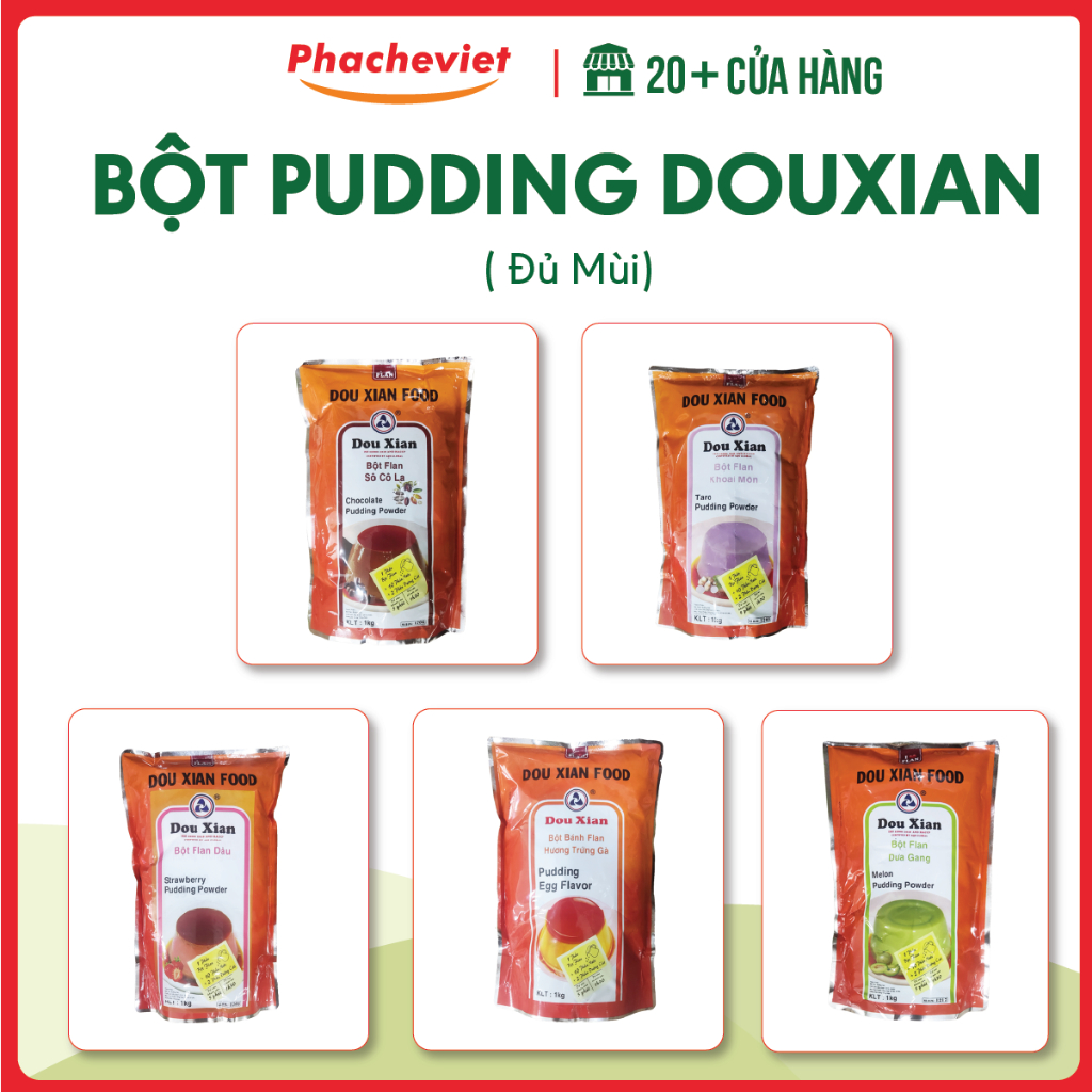 Bột Pudding Douxian Gói 1kg