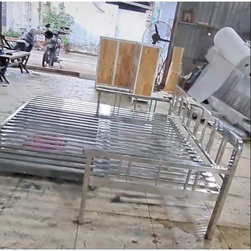 Giường Xếp Inox Đa Năng 2/1