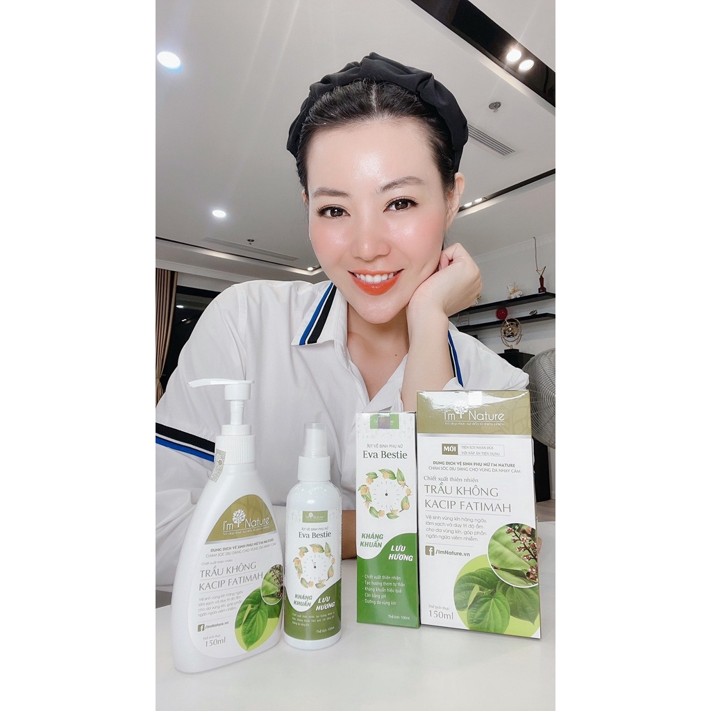 Dung Dịch Vệ Sinh Phụ Nữ Trầu Không KACIP FATIMAH I’M NATURE 150ml myphamtocspa