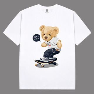 ÁO THUN NAM NỮ GẤU TEDDY VẢI COTTON