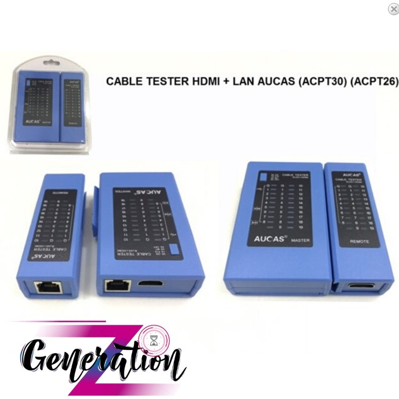 HỘP TEST CÁP MẠNG, HDMI. BỘ TESTER HDMI + LAN AUCAS (ACPT 30)