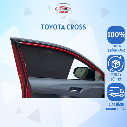 Rèm Che Nắng Xe Toyota Cross Loại 1 Mr.OTO. Chuẩn Khít Theo Xe. Bảo Hành 2 Năm