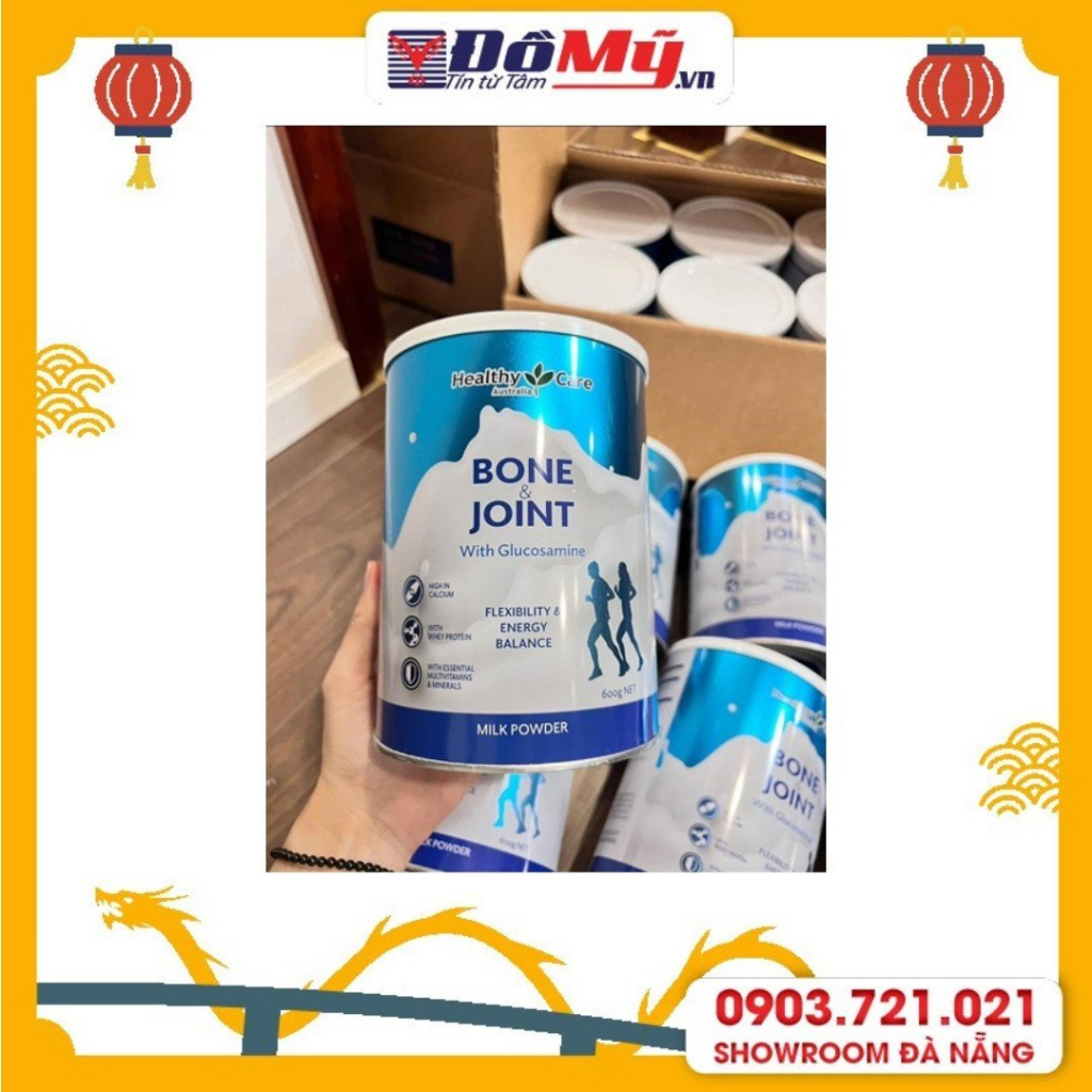 SỮA BONE &amp; JOINT WITH GLUCOSAMINE HEALTHY CARE 600G