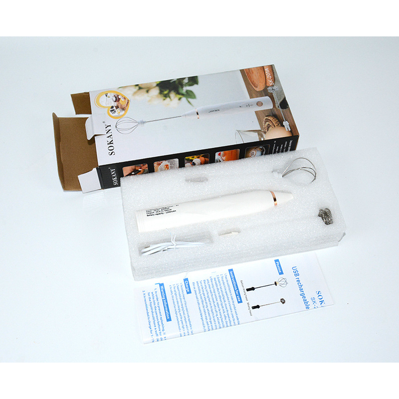 BAR | Máy Tạo Bọt Cafe SOKANY Sạc Điện Đa Năng 2 đầu đánh