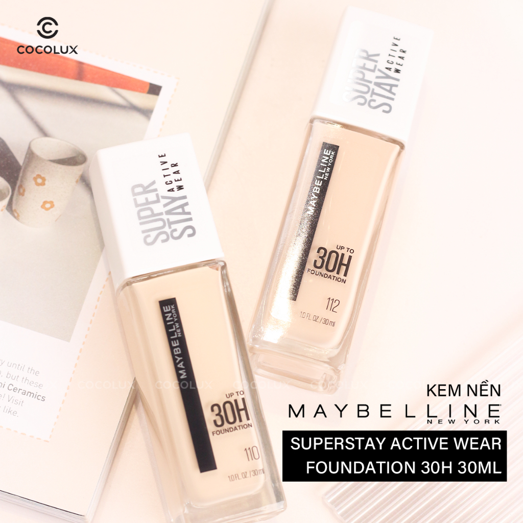 Kem Nền Maybelline Superstay Active Wear Foundation 30H 30ml