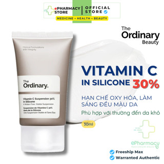 THE ORDINARY Kem Dưỡng Ẩm Vitamin C Suspension 30% In Silicone chống oxy hóa làm sáng da 30ML