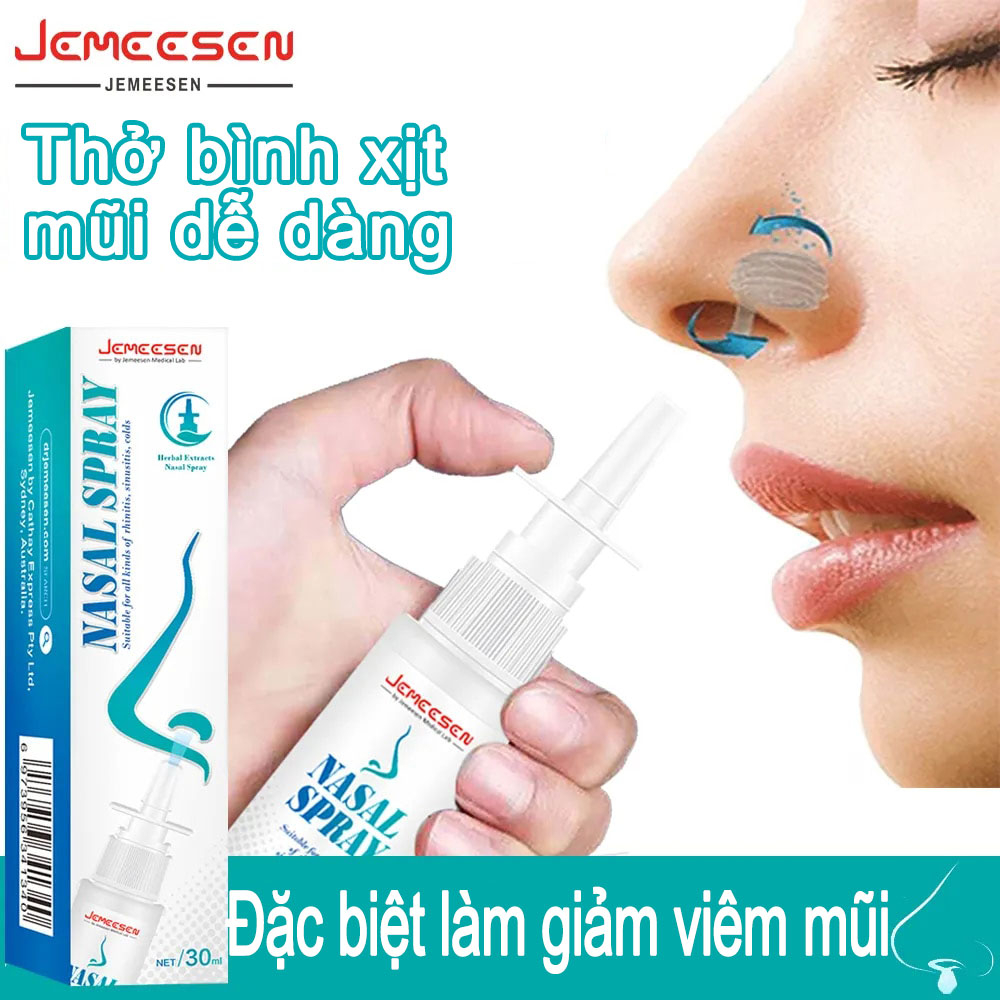 Jemeesen Xịt mũi Điều chăm sóc mũi y tế truyền thống hắt hơi viêm mũi mãn tính viêm xoang Dilatadores mũi Para Dormi