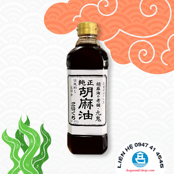 Dầu mè (dầu vừng) Jyunsei Goma Abura Koikuchi (Kuki) 600g - CO014