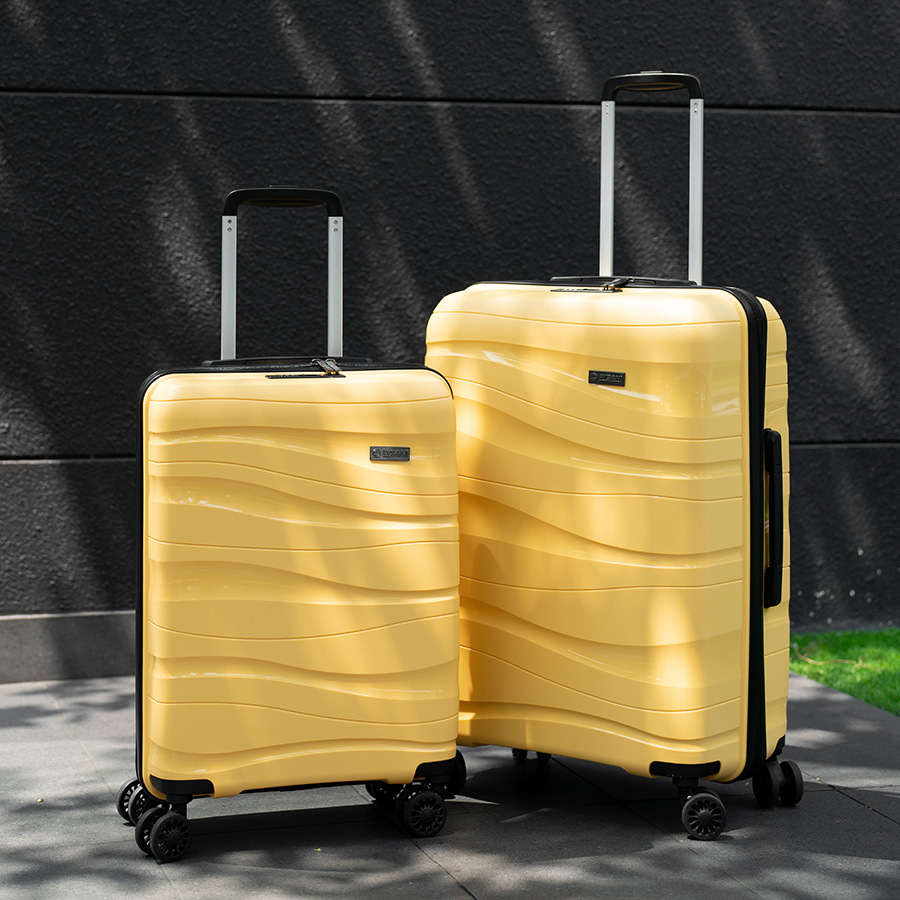Combo 2 Vali Kéo Du Lịch MIA.vn Pisani LANI TR608 Nhựa PP siêu bền- Bảo Hành Trọn Đời