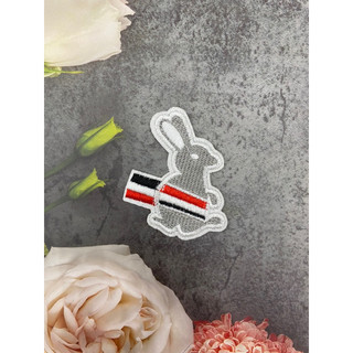 Sticker logo patch thêu thỏ ghi gucci ủi nhiệt
