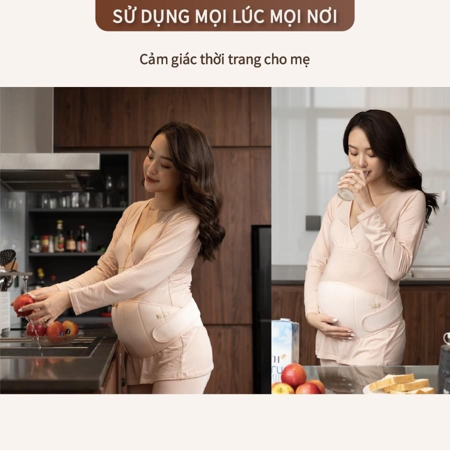 Đai Đỡ Bụng Bầu 2 Trong 1 Cho Mẹ Bầu Và Sau Sinh Cao Cấp - Thương Hiệu Mothersbaby Hàn quốc