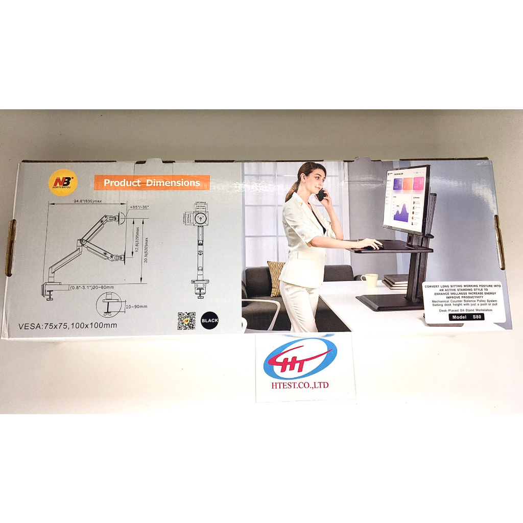 Giá treo màn hình North Bayou NB G40 22"- 40" inch, arm / tay máy tính - Hàng chính hãng