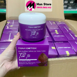 Kem body dưỡng da siêu trắng Tony Detox 180g
