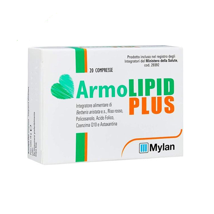 Armolipid Plus Mylan - Làm Giảm Cholesterol, Triglycerid Máu, Ngăn Ngừa Xơ Vữa Động Mạch (Hộp 20 Viên)