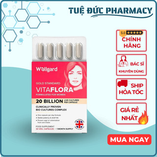 Men vi sinh phụ khoa Vitaflora 20 tỷ CFU lợi khuẩn