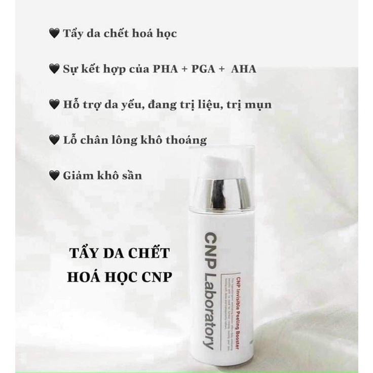 Tẩy tế bào chết hóa học peel da CNP Laboratory Invisible Peeling Booster 25ml