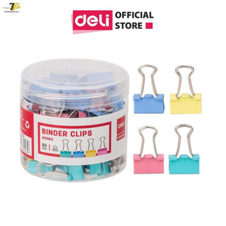 Kẹp bướm deli 8556 15mm màu