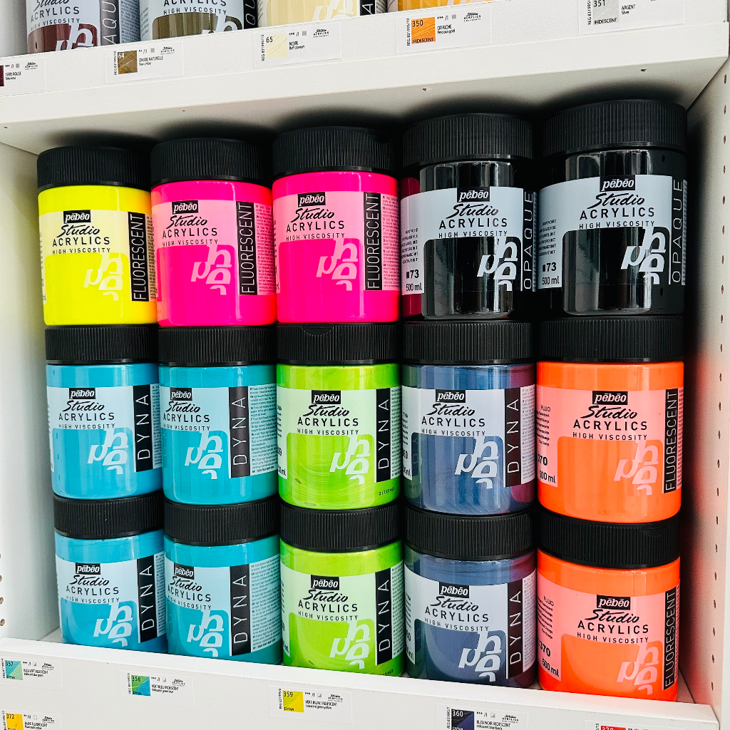P1 - Màu Acrylic Pebeo 500ml Hủ Cao Cấp
