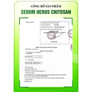 Serum Herus Chitosan Nano tinh chất dưỡng tóc