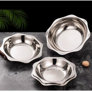 Nồi lẩu inox hình tròn vành hình bông hoa, Nồi lẩu inox hình bông hoa, nồi lẩu lẩu hình mặt trời