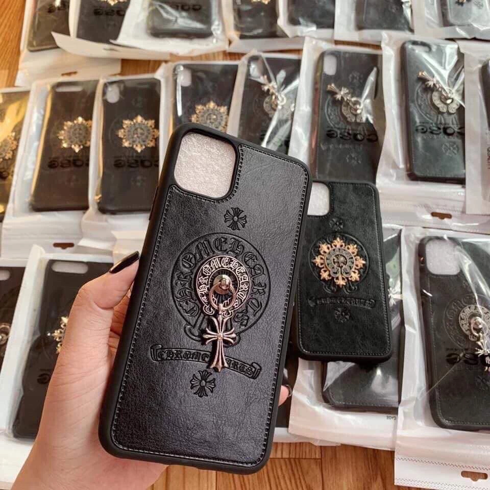 Ốp lưng da iPhone Chrome Hearts