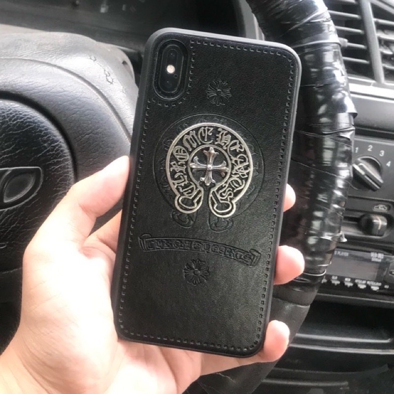 Ốp lưng da iPhone Chrome Hearts