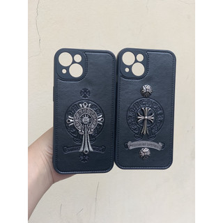 [ Đã có iP 15 ] Ốp lưng da iPhone Chrome Hearts
