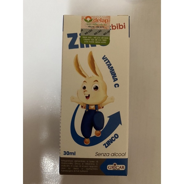 Smartbibi Zinc siro bổ sung kẽm tăng đề kháng cho bé biếng ăn,tiêu hoá kém tặng bình sữa