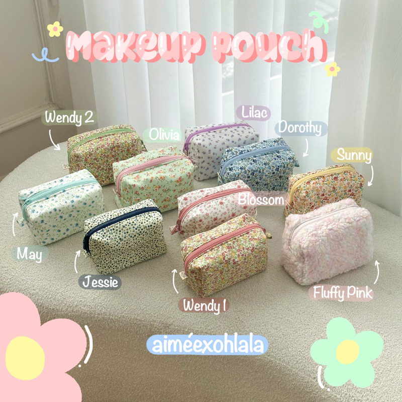 | AimeexOhlala Pouch | TÚI MỸ PHẨM  MADE BY AIMÉEXOHLALA