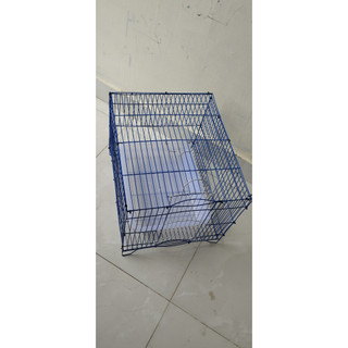 Lồng tắm chim lớn 30x34x40 dành cho chích choè, chào mào tặng thau tắm
