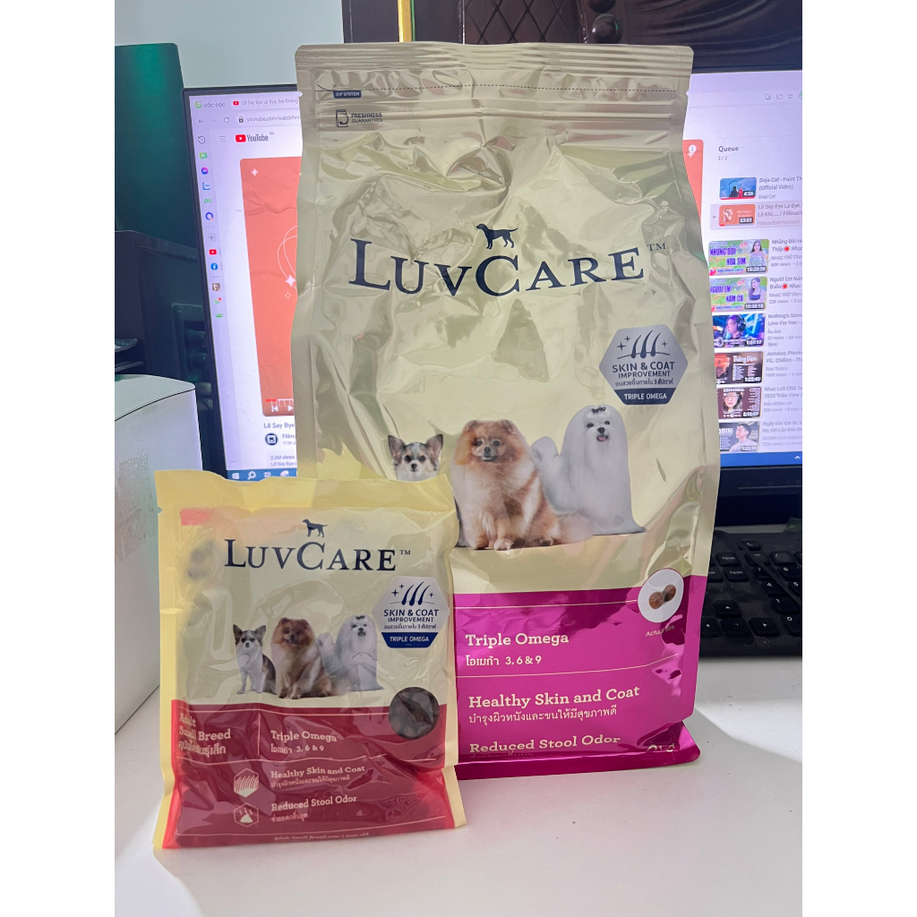 LUVCARE THỨC ĂN CAO CẤP CÚN GIỐNG NHỎ 2KG CHO MỌI LỨA TUỔI