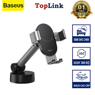 Giá Đỡ Kẹp Điện Thoại Trên Ô Tô Baseus Simplism Điều Chỉnh 180 Độ Cố Định Bằng Áp Suất Khí