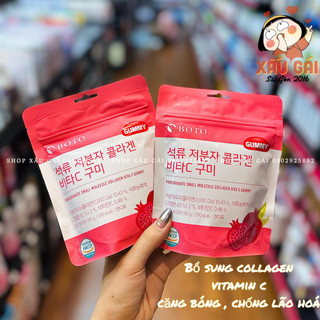 Kẹo collagen lựu boto-kẹo dẻo gummy collagen vitamin c,30v hàn quốc